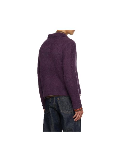 Dries Van Noten Mora Cardigan | Alpaca Wool Cardigan DRIES VAN NOTEN | 262-021230-4709401 PURPLE